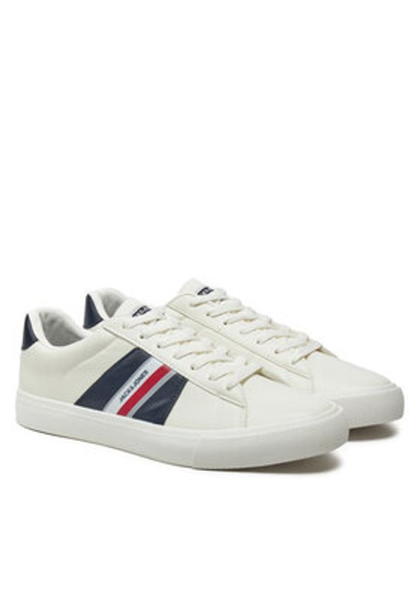 Jack & Jones - Jack&Jones Sneakersy 12257789 Biały. Kolor: biały. Materiał: skóra