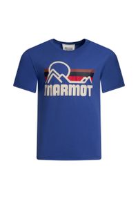 Koszulka trekkingowa męska Marmot Coastall. Kolor: niebieski