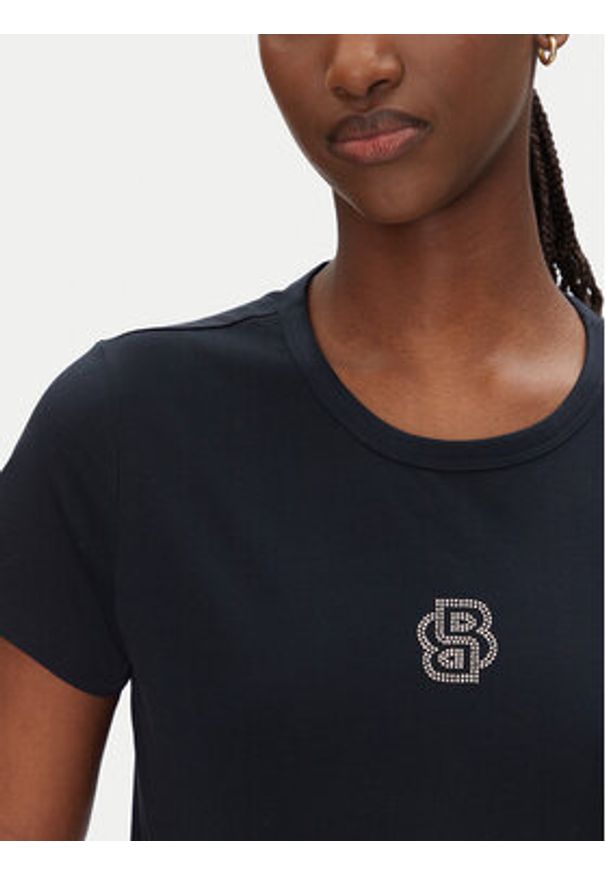 BOSS T-Shirt Eventsa7 50537598 Granatowy Regular Fit. Kolor: niebieski. Materiał: bawełna