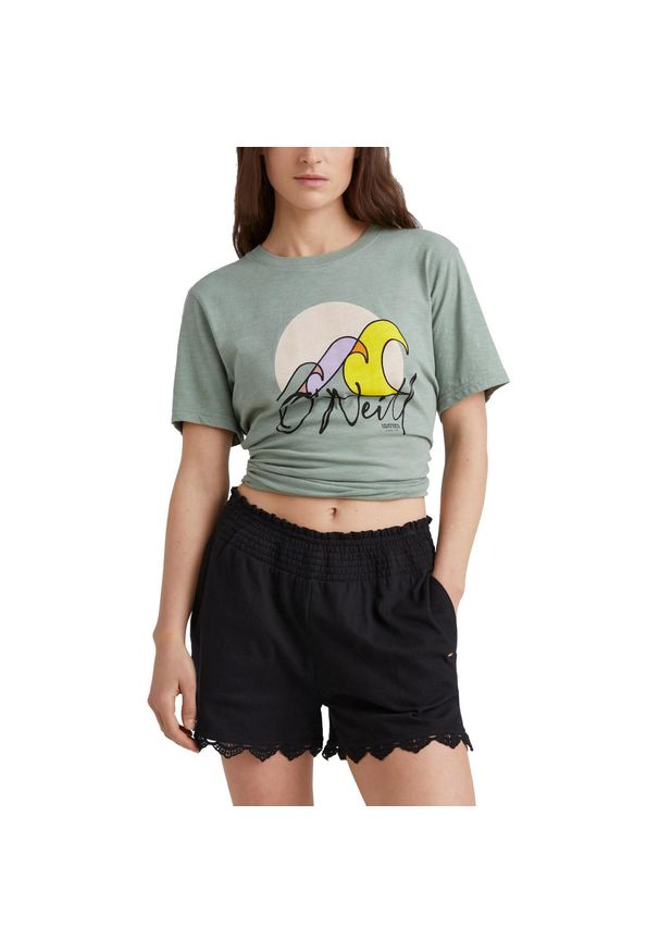 Szorty damskie O'Neill Ava Smocked. Kolor: czarny. Sezon: lato. Sport: turystyka piesza