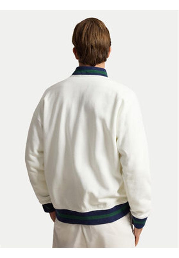 Polo Ralph Lauren Bluza 710B19233001 Biały Relaxed Fit. Typ kołnierza: polo. Kolor: biały. Materiał: bawełna