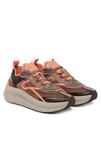 Calvin Klein Sneakersy Chunky Run Ckstripe Lup Tran Rip HW0HW03005 Różowy. Kolor: różowy. Materiał: materiał. Sport: bieganie #5