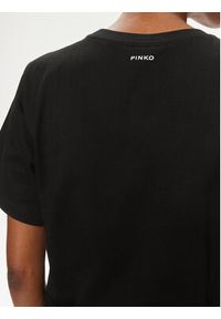 Pinko T-Shirt 103338 A1RP Czarny Regular Fit. Kolor: czarny. Materiał: bawełna #5