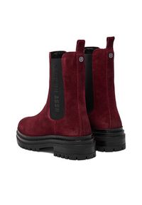 U.S. Polo Assn. Sztyblety CEO-VIZAG001W/ELE1 Bordowy. Kolor: czerwony. Materiał: zamsz, skóra #7