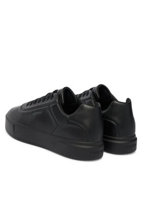 Calvin Klein Sneakersy Basket Cups Oxf Lup Hf Lth YM0YM01452 Czarny. Kolor: czarny. Materiał: skóra
