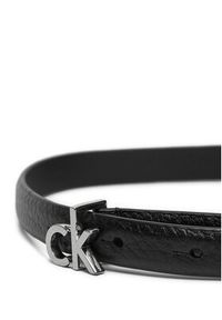 Calvin Klein Pasek Damski Ck Thin Belt 1.5cm Pebble K60K612858 Czarny. Kolor: czarny. Materiał: skóra #3