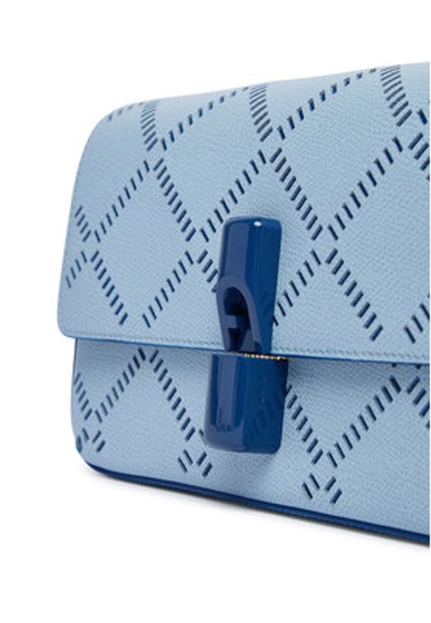 Furla Torebka Iride S WB01826 BX4424 CN 4785S Niebieski. Kolor: niebieski. Materiał: skórzane