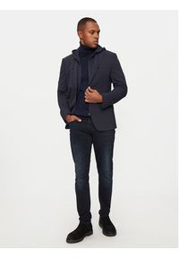 Hechter Paris Marynarka 15885 142155 Granatowy Regular Fit. Kolor: niebieski. Materiał: syntetyk #4