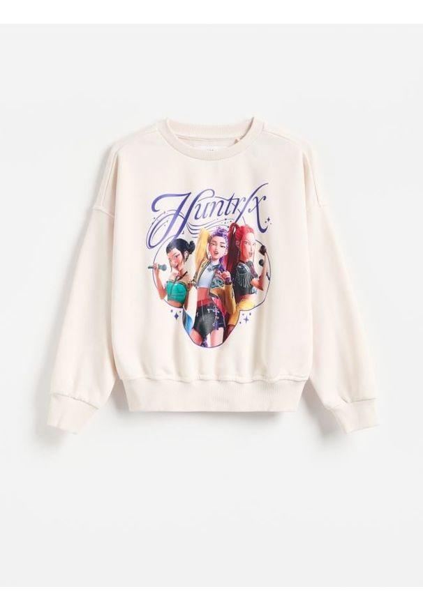 Reserved - Bluza Kpop Demon Hunters™ - złamana biel. Materiał: bawełna