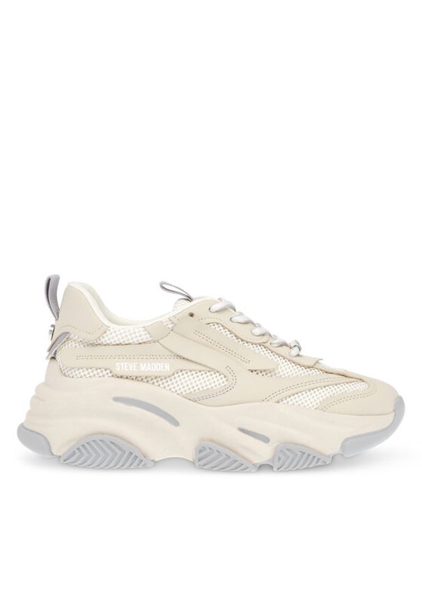 Steve Madden Sneakersy Possession-E Sneaker SM19000033-04005-BBO Écru. Materiał: skóra