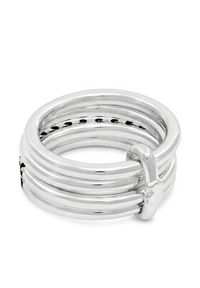 Tous - TOUS Pierścionek 1004569712 Srebrny. Materiał: metalowe. Kolor: srebrny #4