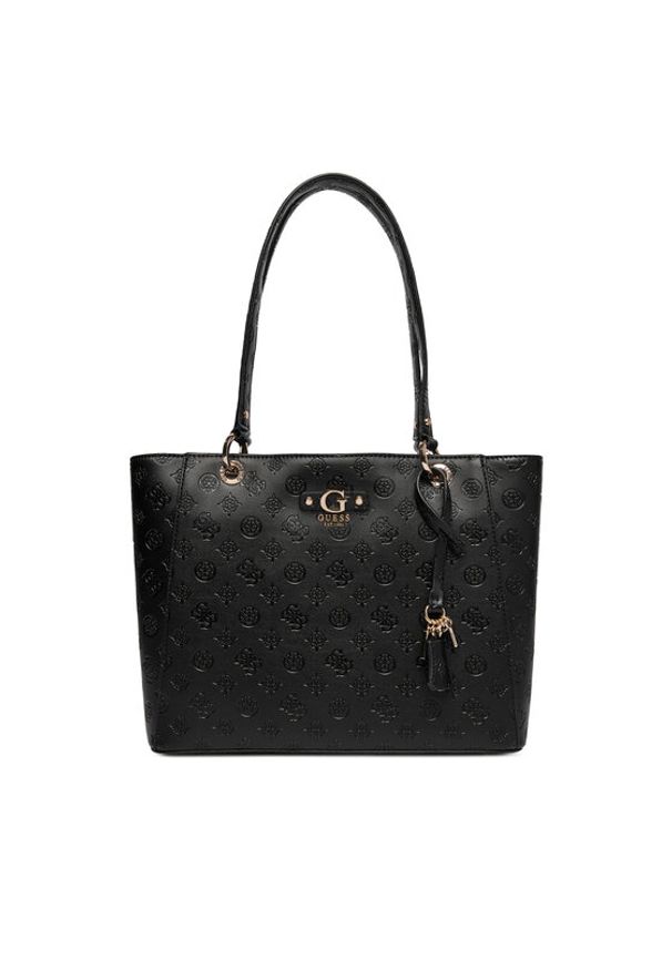 Guess Torebka Dita HWPD76 02250 Czarny. Kolor: czarny. Materiał: skórzane