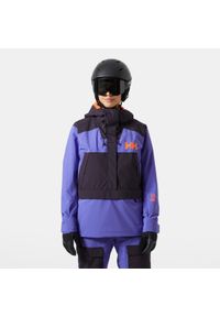 Damska kurtka narciarska Helly Hansen Powchaser Anorak. Kolor: fioletowy. Sezon: zima. Sport: narciarstwo #1