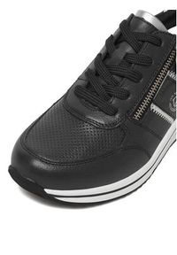 Remonte Sneakersy D0T04-14 Czarny. Kolor: czarny. Materiał: skóra #6