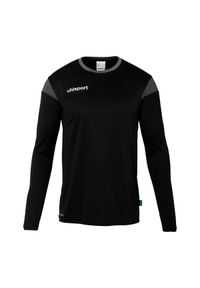 UHLSPORT - Dziecięcy dżersej z długim rękawem Uhlsport Squad 27. Kolor: wielokolorowy, czarny, szary, brązowy. Materiał: jersey. Długość rękawa: długi rękaw. Długość: długie