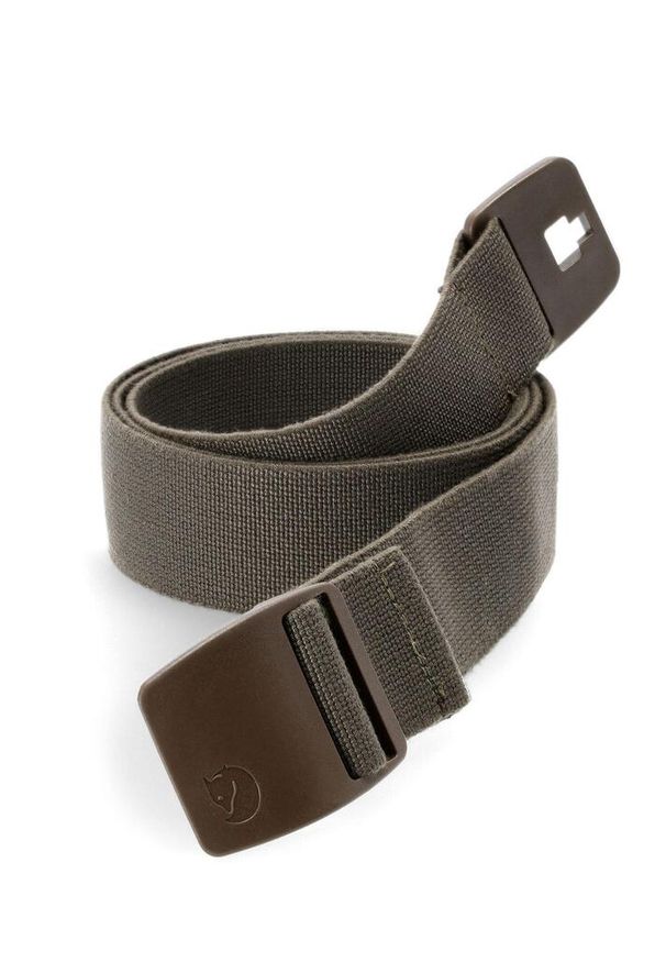 Fjällräven - Pasek do spodni Fjallraven Trekking Belt - dark olive. Kolor: zielony. Sezon: lato. Sport: turystyka piesza