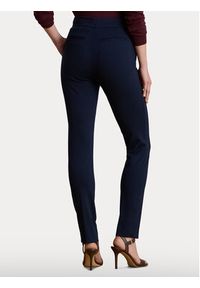 Lauren Ralph Lauren - LAUREN RALPH LAUREN Spodnie materiałowe 200980023002 Granatowy Straight Fit. Kolor: niebieski. Materiał: wiskoza #4