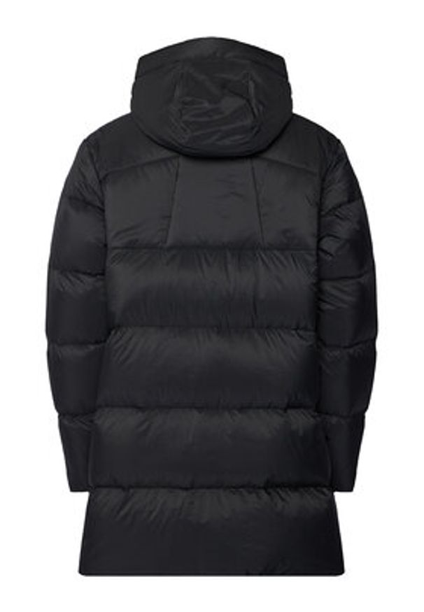 Jack Wolfskin Kurtka puchowa Icy Hill A65049 Czarny Relaxed Fit. Kolor: czarny. Materiał: syntetyk