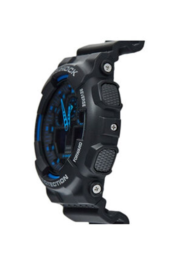 G-Shock Zegarek GA-100-1A2ER Czarny. Kolor: czarny. Materiał: syntetyk