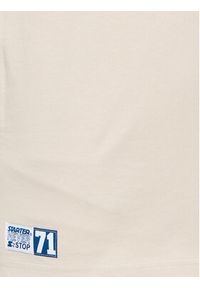 Starter T-Shirt SMN-316-122 Beżowy Regular Fit. Kolor: beżowy. Materiał: bawełna #3