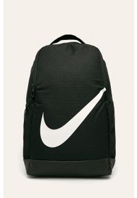 Nike Kids - Plecak dziecięcy. Kolor: czarny. Materiał: poliester, materiał. Wzór: nadruk #1
