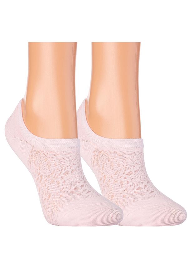 Eleganckie Stopki Damskie Moraj Mix Kolor 3 Pary. Kolor: szary. Materiał: materiał. Wzór: ażurowy