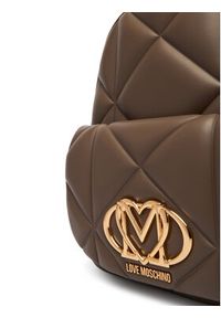 Love Moschino - LOVE MOSCHINO Plecak JC4037PP1OLC0203 Brązowy. Kolor: brązowy. Materiał: skóra #3