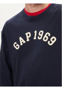 GAP - Gap Bluza 664496-01 Granatowy Regular Fit. Kolor: niebieski. Materiał: bawełna