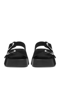 Badura Klapki C-ALIZA-YB25C55-1 Czarny. Kolor: czarny. Materiał: zamsz, skóra #2