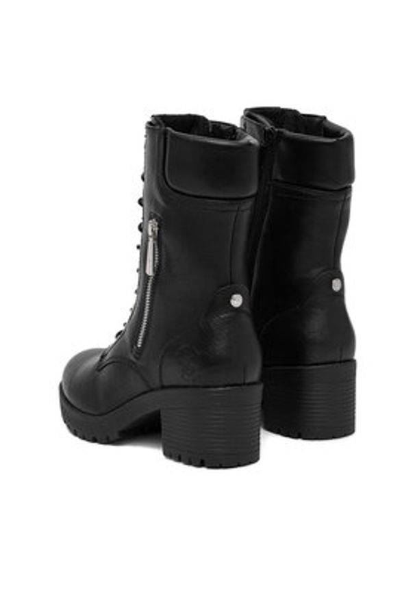 Beverly Hills Polo Club Trzewiki EO-WS0680-01 Czarny. Kolor: czarny. Materiał: materiał