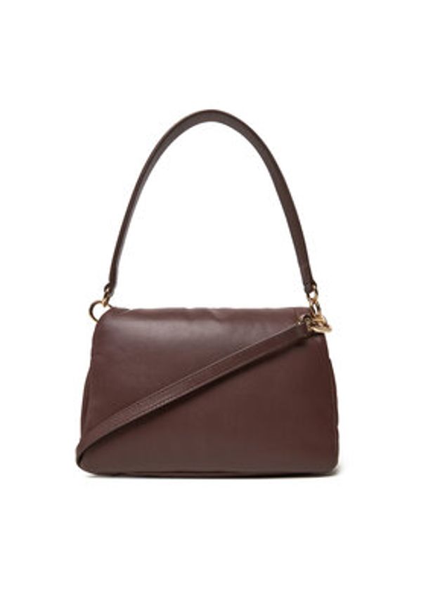 TOMMY HILFIGER - Tommy Hilfiger Torebka Soft Leather Conv Crossover AW0AW17638 Brązowy. Kolor: brązowy. Materiał: skórzane