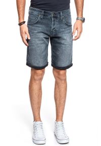 Mustang - SPODENKI MUSTANG Chicago Short 1009176 5000 923 923. Materiał: jeans