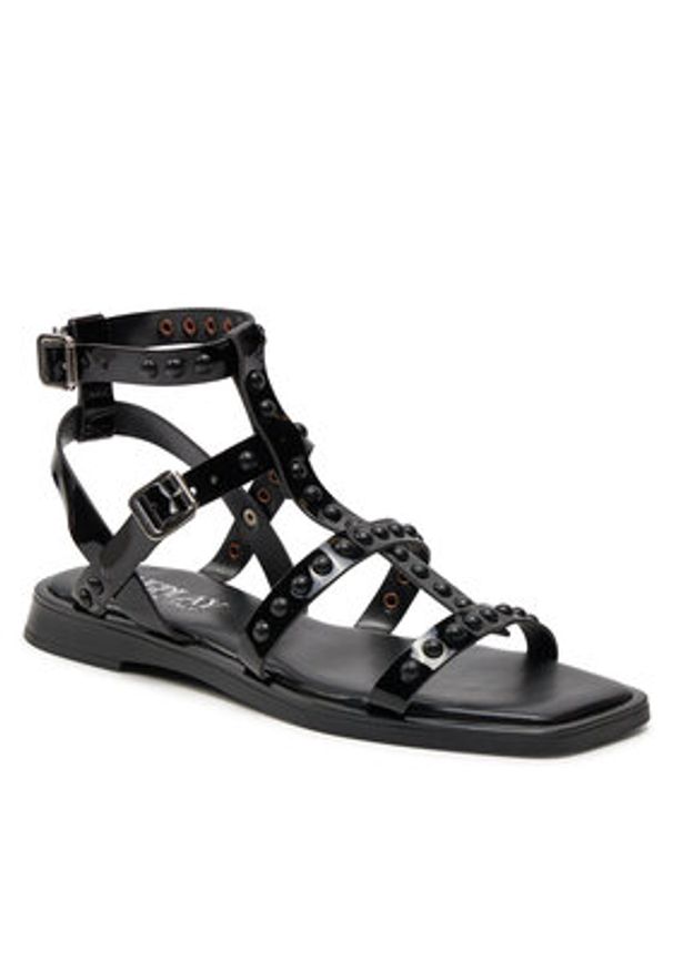 Replay Sandały GWF3H.000.C0005S Czarny. Kolor: czarny. Materiał: skóra