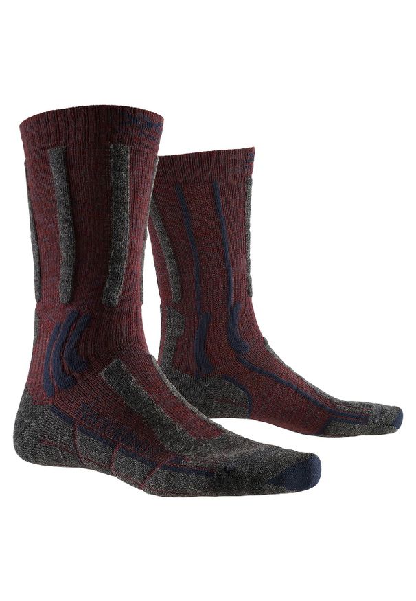 Skarpety trekingowe X-Socks Trek X Merino LT XSTS03. Materiał: elastan, poliamid, wełna. Sport: turystyka piesza
