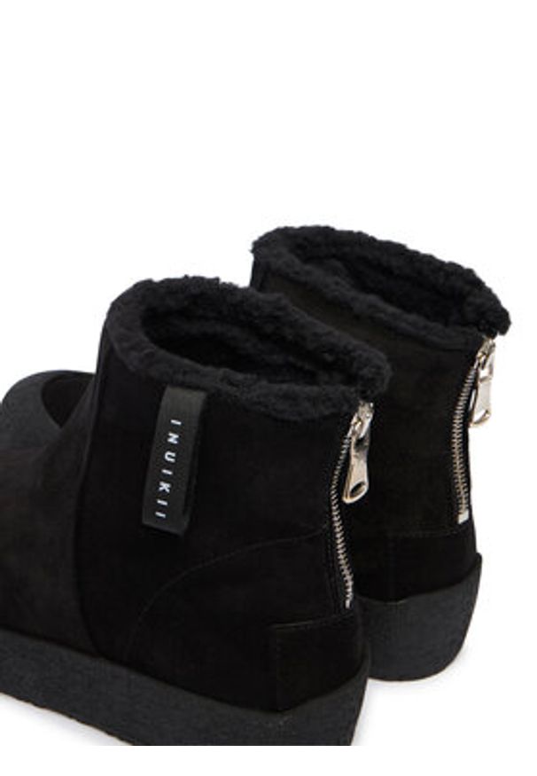Inuikii Botki Cortina 1002.020.0011 Czarny. Kolor: czarny. Materiał: skóra, zamsz