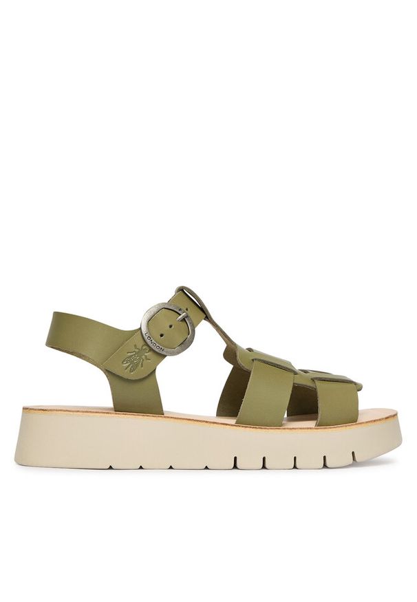 Sandały Fly London. Kolor: zielony