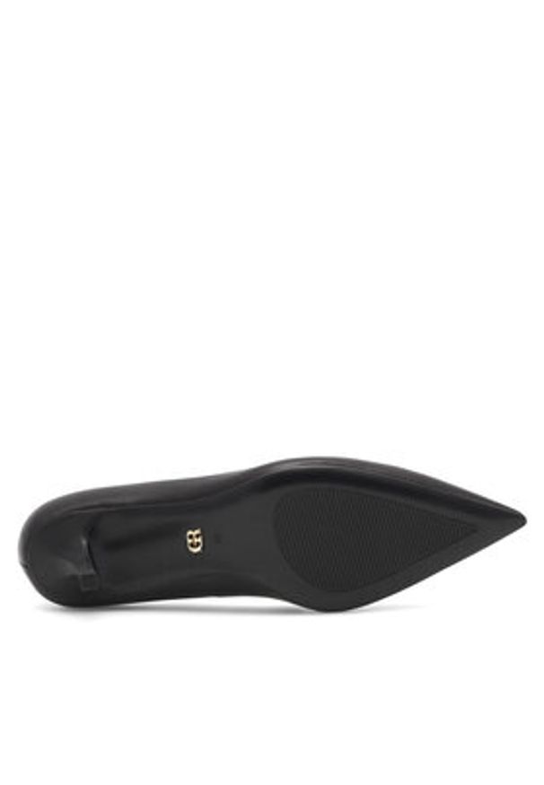 Gino Rossi - GINO ROSSI Czółenka ZOFIA-V1681-21-2 Czarny. Kolor: czarny. Materiał: skóra