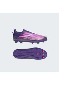 Adidas - Buty piłkarskie dla dzieci ADIDAS F50 Yamal League Laceless LL. Materiał: syntetyk. Szerokość cholewki: normalna. Wzór: nadruk. Sport: piłka nożna