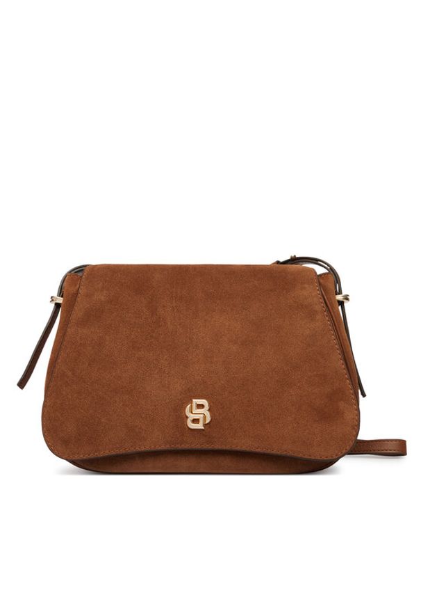 BOSS Torebka Boss Beyond Saddle S 50557963 Brązowy. Kolor: brązowy. Materiał: skórzane, zamszowe