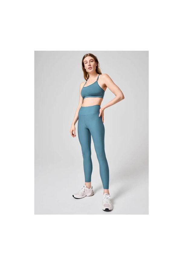 CASALL - Legginsy Damskie Fitness Casall Z Wysokim Stanem. Stan: podwyższony. Kolor: niebieski. Sport: fitness