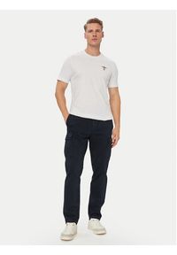Aeronautica Militare T-Shirt 262TS1580UJ00372 Biały Regular Fit. Kolor: biały. Materiał: bawełna #5