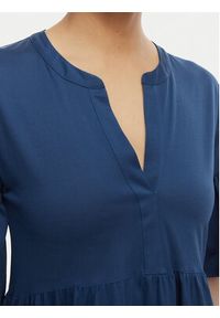 Weekend Max Mara Sukienka codzienna Saggina 2615621042 Niebieski Regular Fit. Okazja: na co dzień. Kolor: niebieski. Materiał: bawełna. Typ sukienki: proste. Styl: casual #5