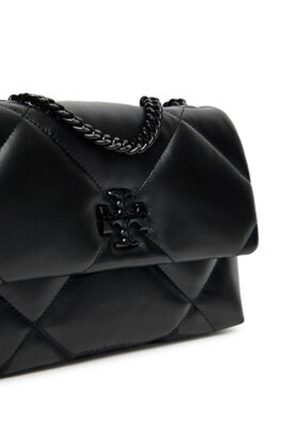 Tory Burch Torebka Kira Diamond 170620 Czarny. Kolor: czarny. Materiał: skórzane