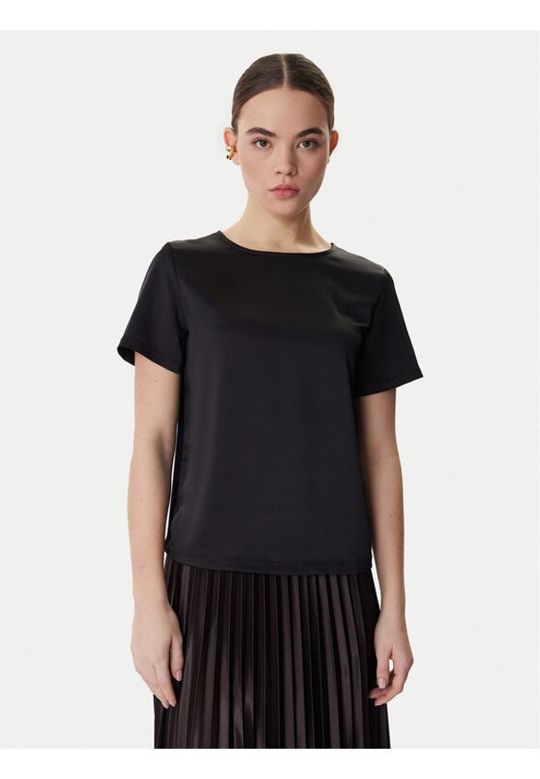 Weekend Max Mara Bluzka Zona 2615941011 Czarny Relaxed Fit. Kolor: czarny. Materiał: syntetyk