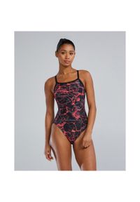 Strój pływacki damski TYR W DMDFIT SYNAPSE. Kolor: różowy #1