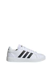 Adidas - Grand Court TD Lifestyle Court Casual Shoes. Okazja: na co dzień. Kolor: czarny, biały, wielokolorowy. Materiał: materiał