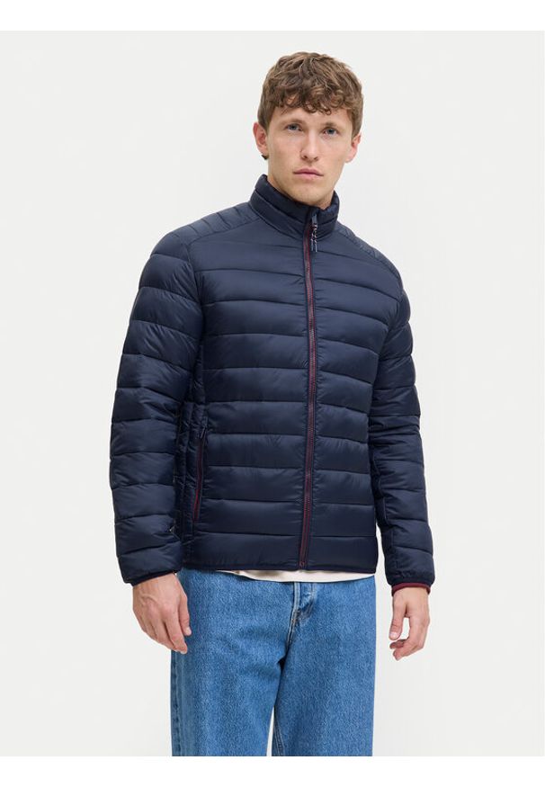 Jack & Jones - Jack&Jones Kurtka przejściowa Bradley 12280971 Granatowy Regular Fit. Kolor: niebieski. Materiał: syntetyk