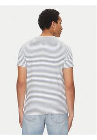 Tommy Jeans T-Shirt DM0DM20377 Niebieski Slim Fit. Kolor: niebieski. Materiał: bawełna
