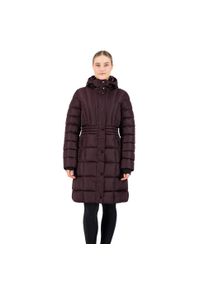 EURO-STAR - Parka dla kobiet Euro-Star Ferrera. Kolor: wielokolorowy, czarny, różowy. Materiał: puch. Długość: długie #2