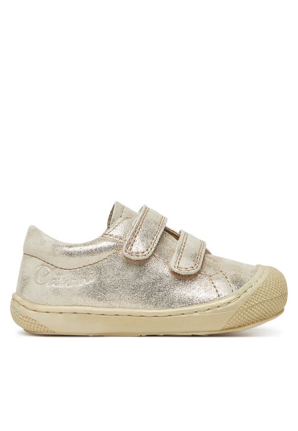 Sneakersy Naturino. Kolor: złoty